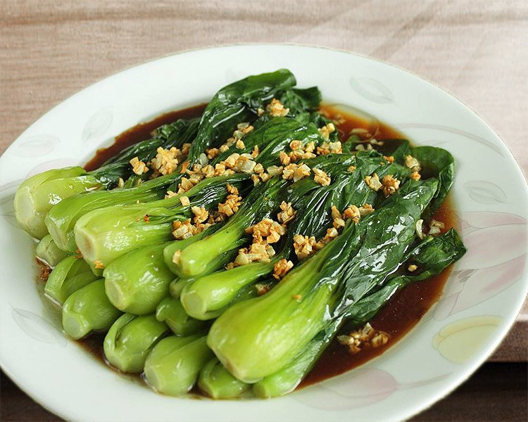 Cooked Bok Choy