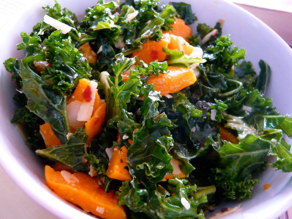 Kale Salad with Butternut